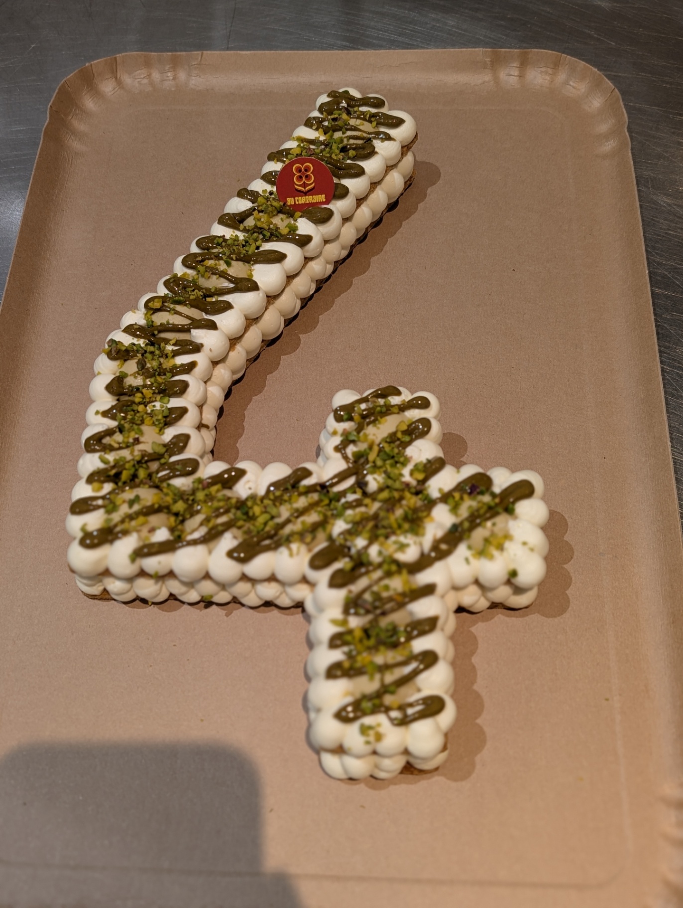 Number cake - Pistache Fleur d’Oranger