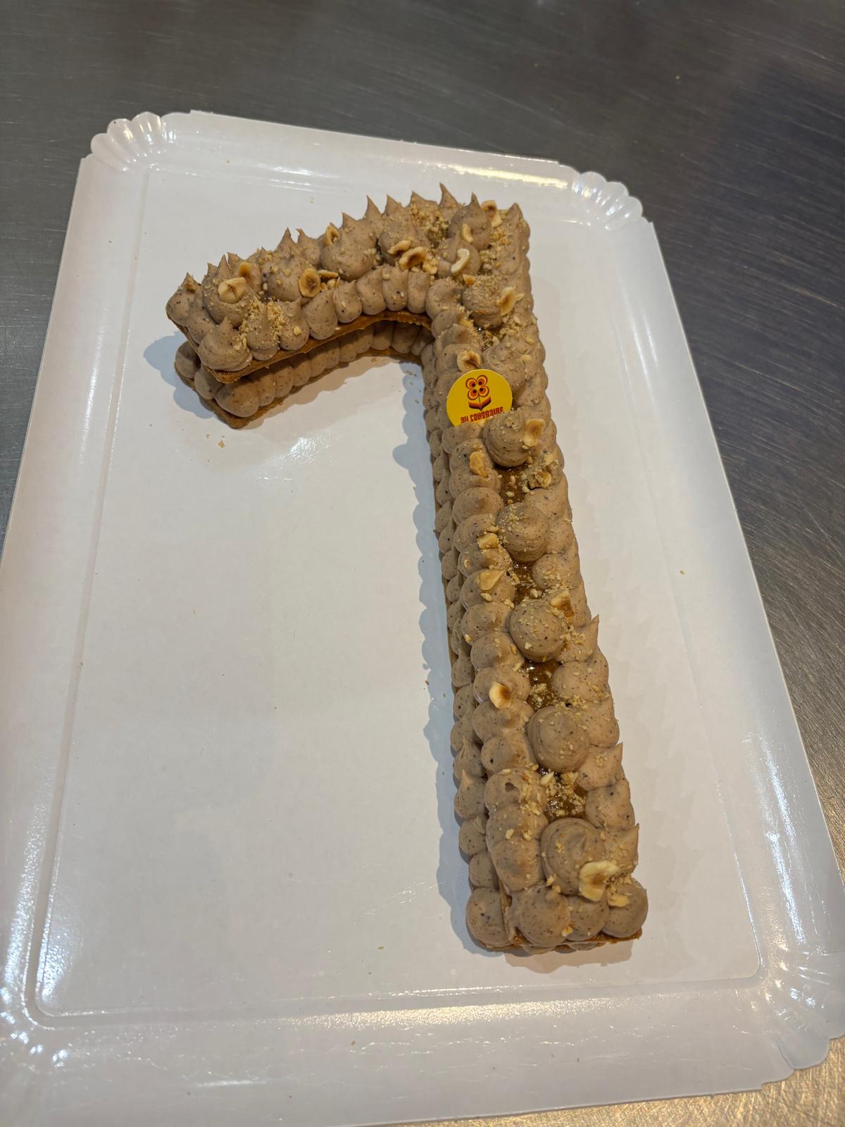 Number cake - Croustilait-Noisette