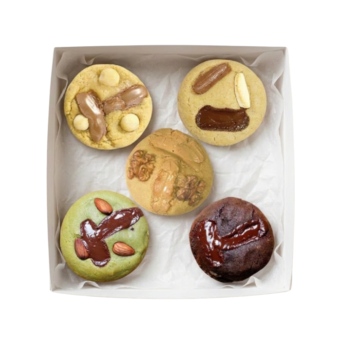 Boîte de 5 cookies à composer