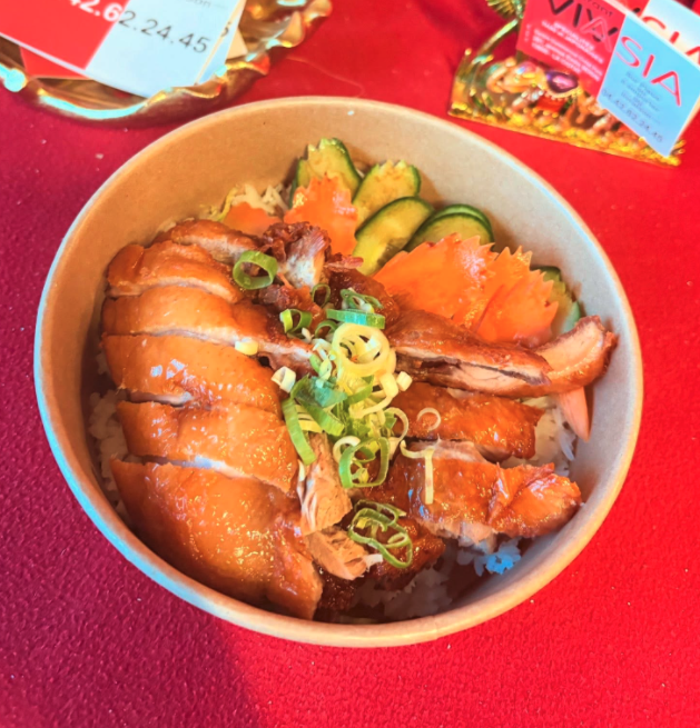 Canard laqué + riz