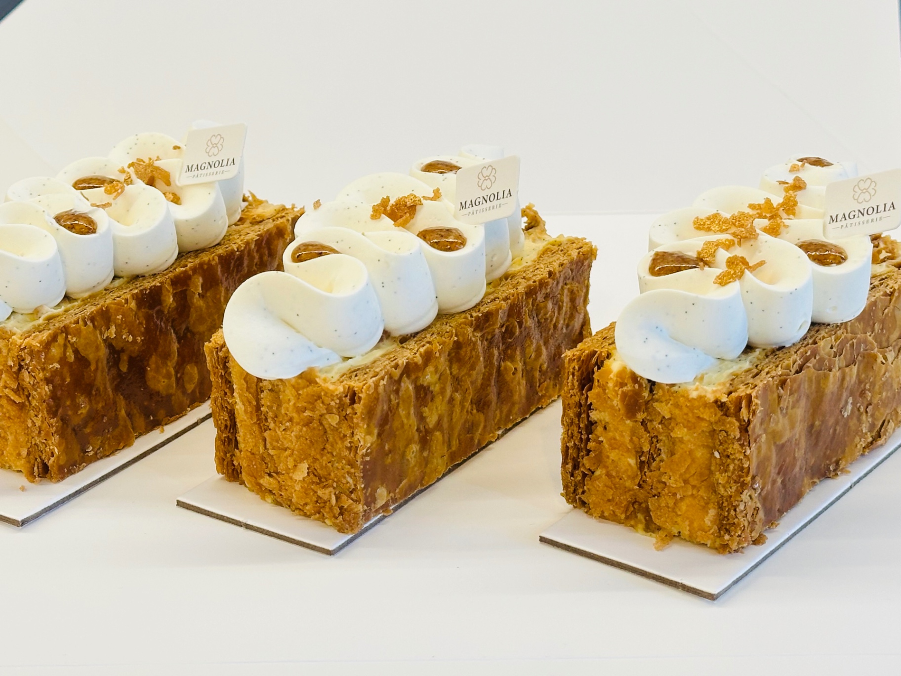 Mille feuilles praliné