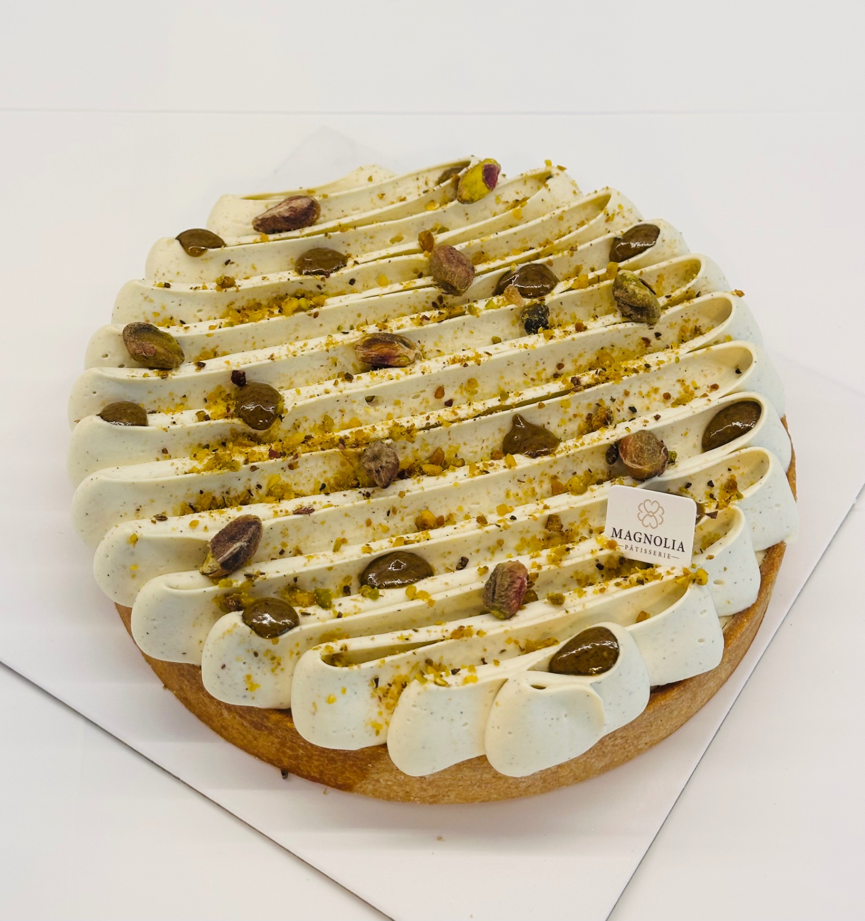 Tarte pistache Giandujia