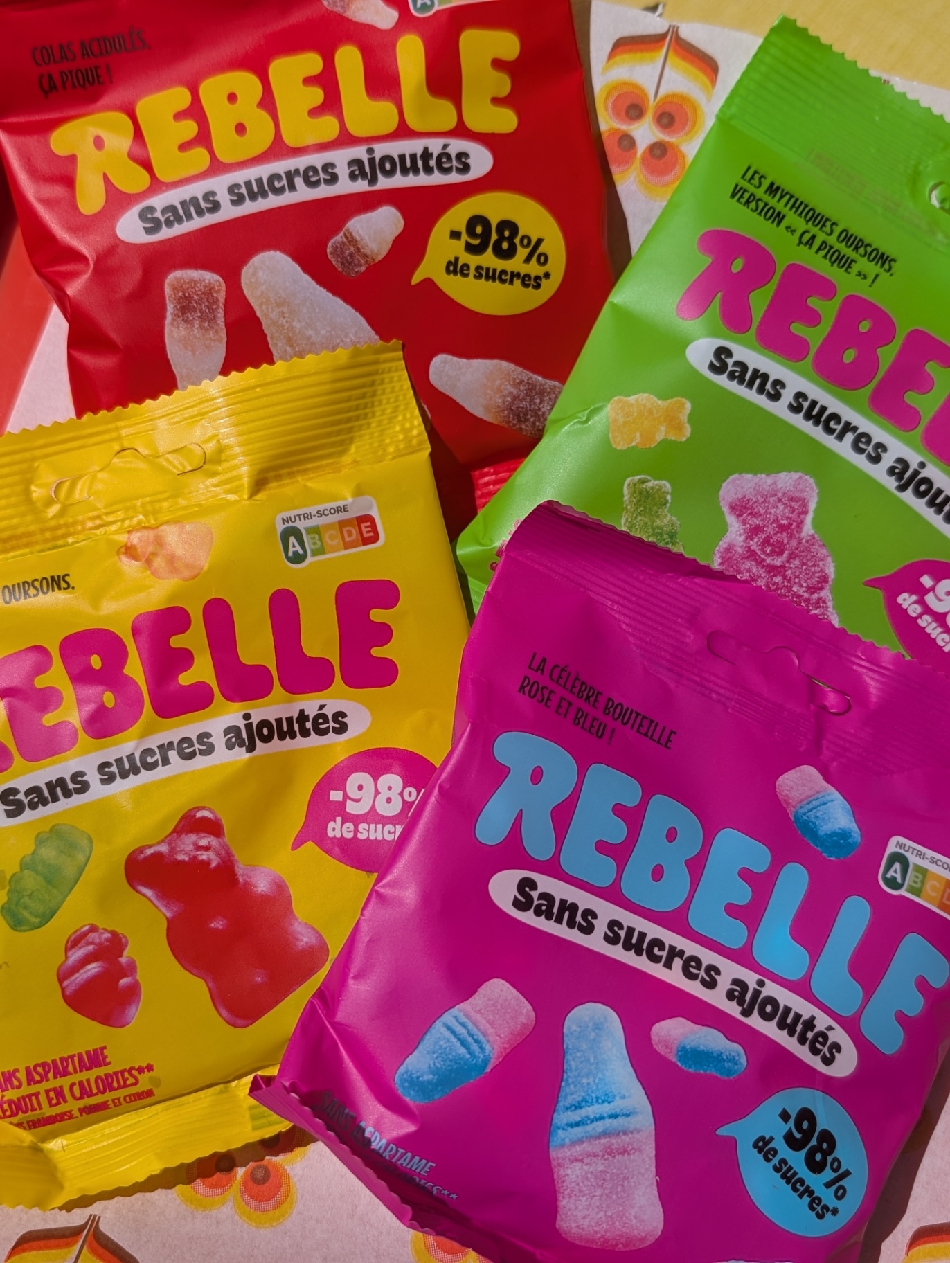 Bonbons sans sucres ajoutés - REBELLES