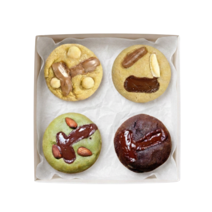 Boîte de 4 cookie à composer