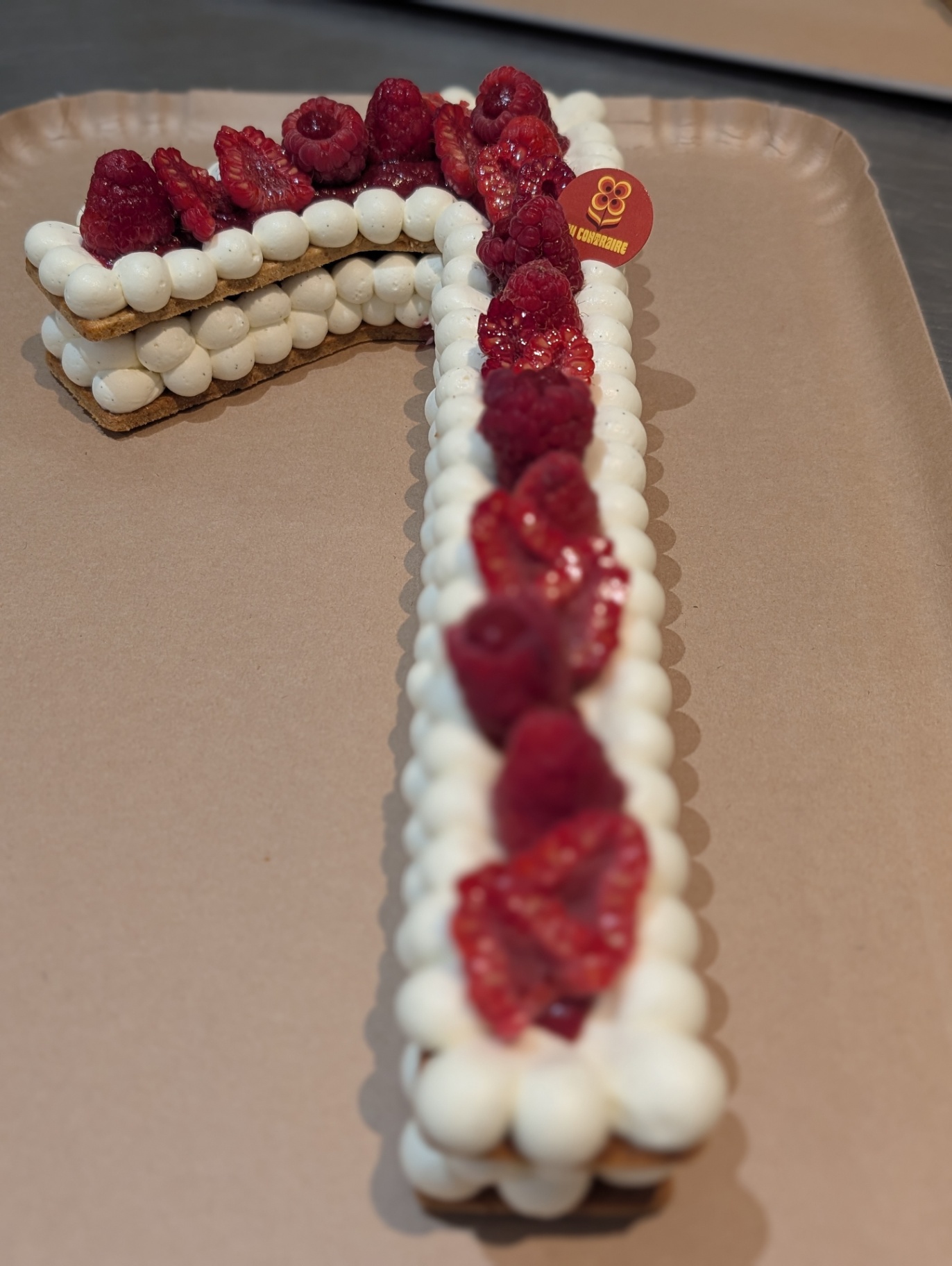 Number cake - Vanille framboise 2
