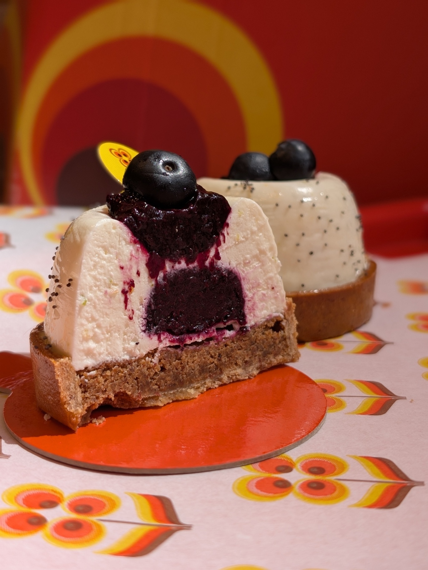 Tarte façon Cheesecake Myrtille 2