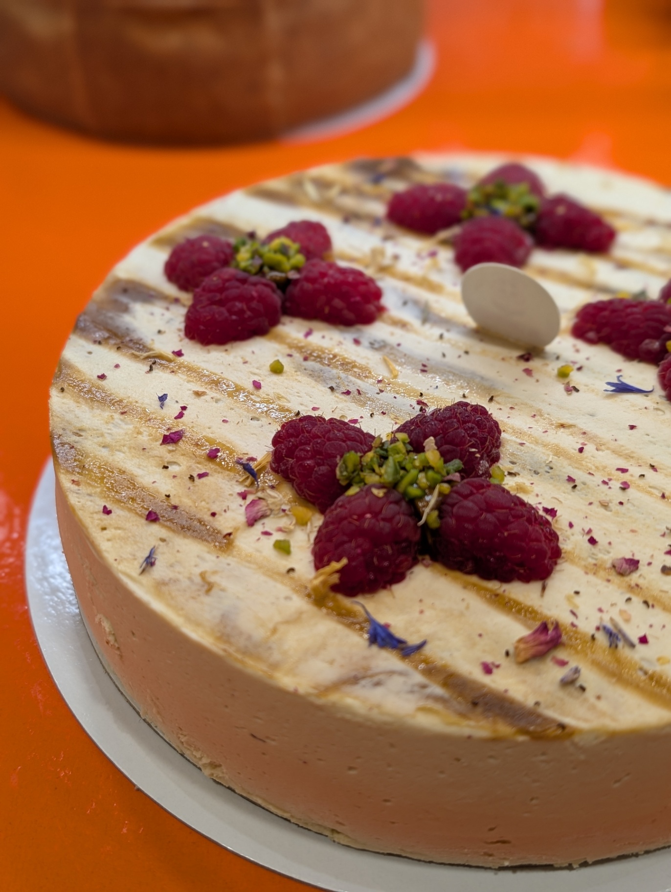 Entremet Framboise Pistache 3