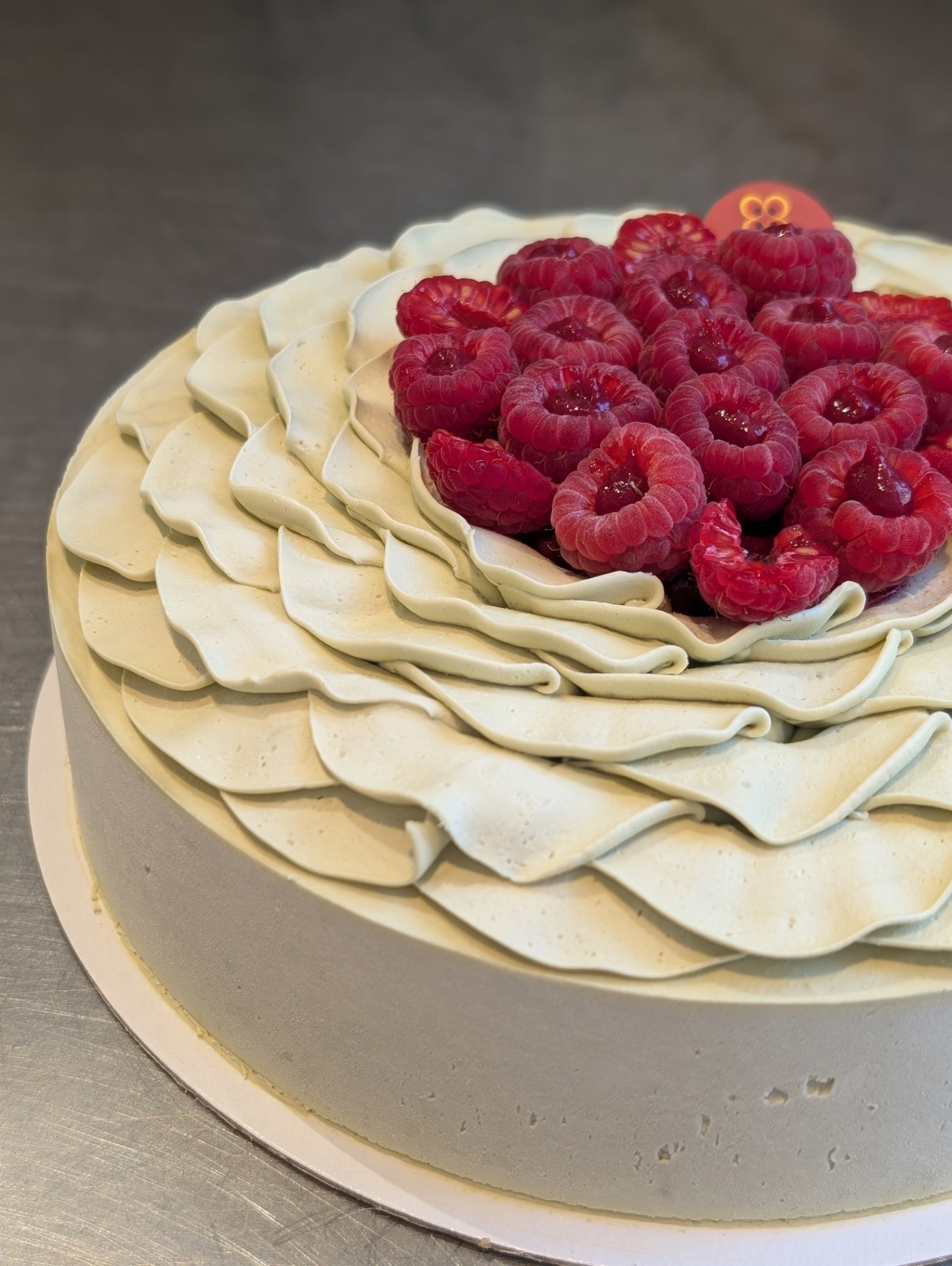 Entremet Matcha Framboise 4