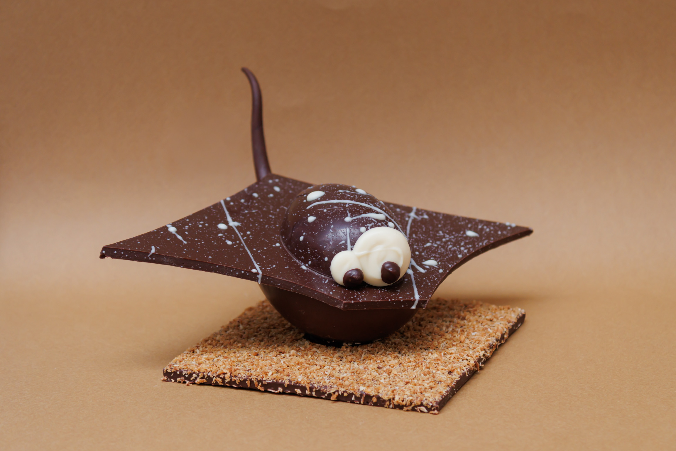 Raie de Pâques au chocolat noir