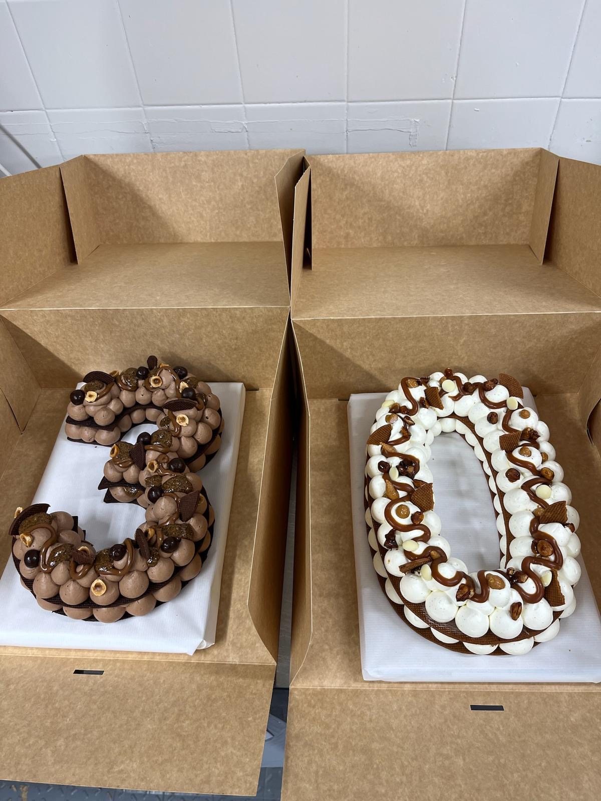 Number Cake - Chocolat noisette 4