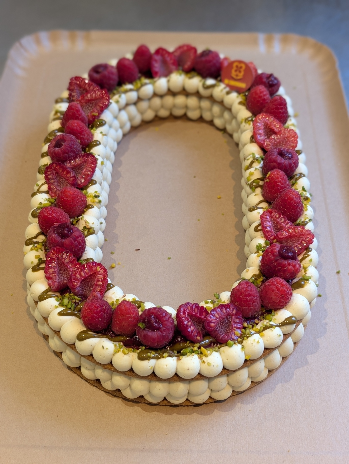 Number cake - Pistache Framboise 3