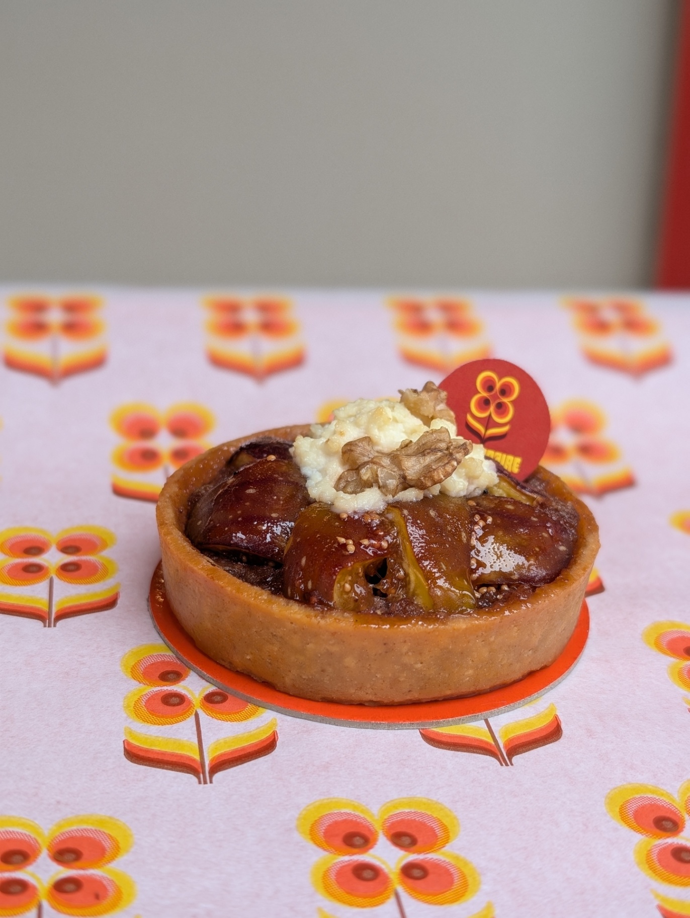 Tarte de saison Figue Brocciu Cannelle