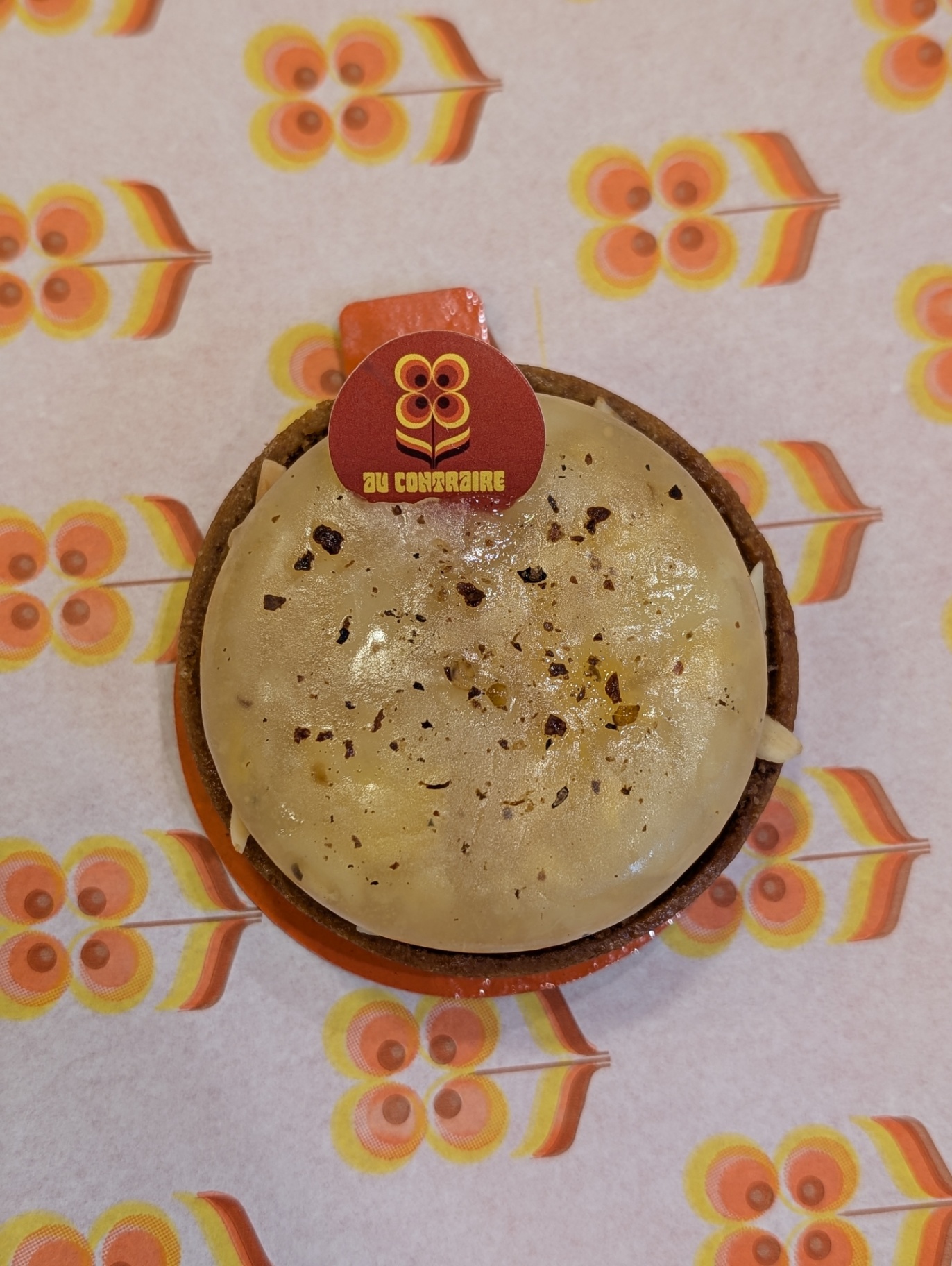 Tarte de Saison : Poire, Amande, Timut 2